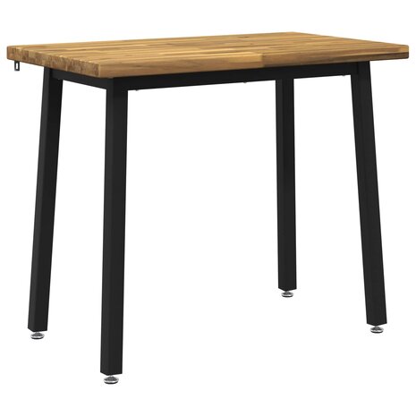 Vierkante Eettafel 90 x 55 x 75 cm Massief Acaciahout 2