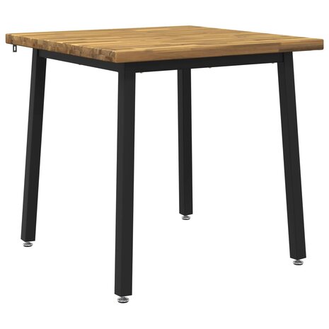 Vierkante Eettafel 70 x 70 x 75 cm Massief Acaciahout 2