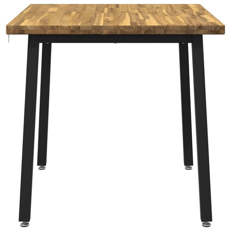 Vierkante Eettafel 70 x 70 x 75 cm Massief Acaciahout 3