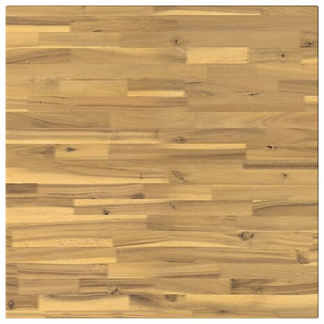 Vierkante Eettafel 70 x 70 x 75 cm Massief Acaciahout 4
