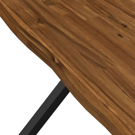 Live Edge Eettafel 60 x 55 x 75 cm Massief Acaciahout 6
