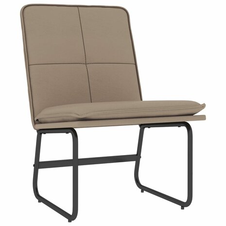 Loungestoel 54x75x76 cm kunstleer cappuccinokleurig 2
