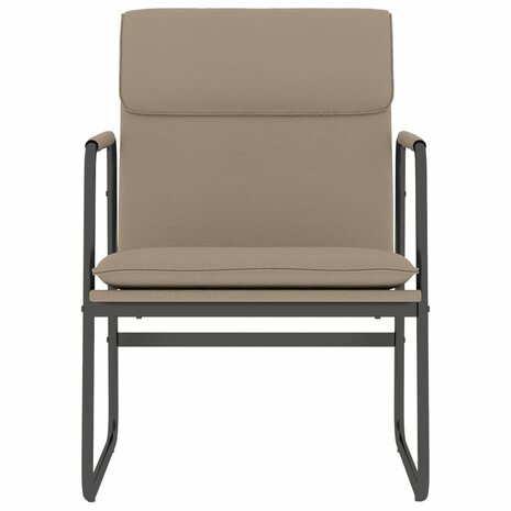 Loungestoel 55x64x80 cm kunstleer cappuccinokleurig 3