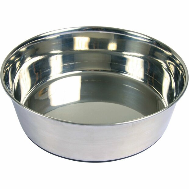 Voerbak voor honden Trixie Roestvrij staal &Oslash; 24 cm 2,5 L 1