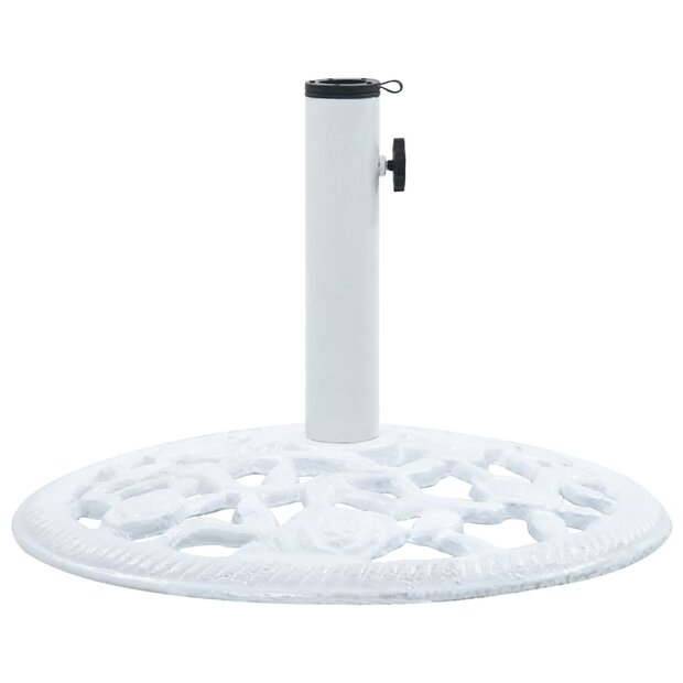 Parasolvoet 12 kg 48 cm gietijzer wit 1