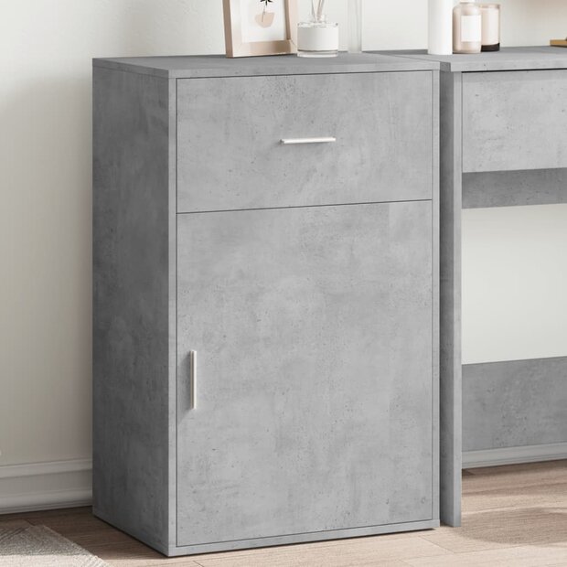 Opbergkast 56,5x39x90 cm bewerkt hout betongrijs 1