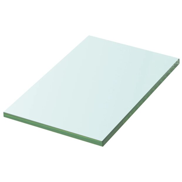 Wandschap transparant 20x12 cm glas 1