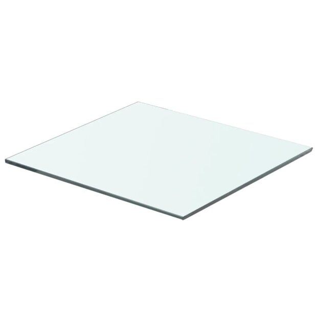 Wandschap transparant 40x30 cm glas 1