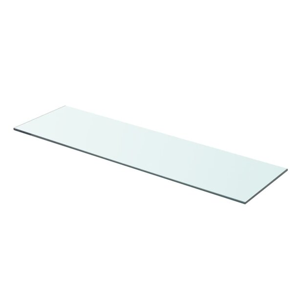 Wandschap transparant 70x20 cm glas 1