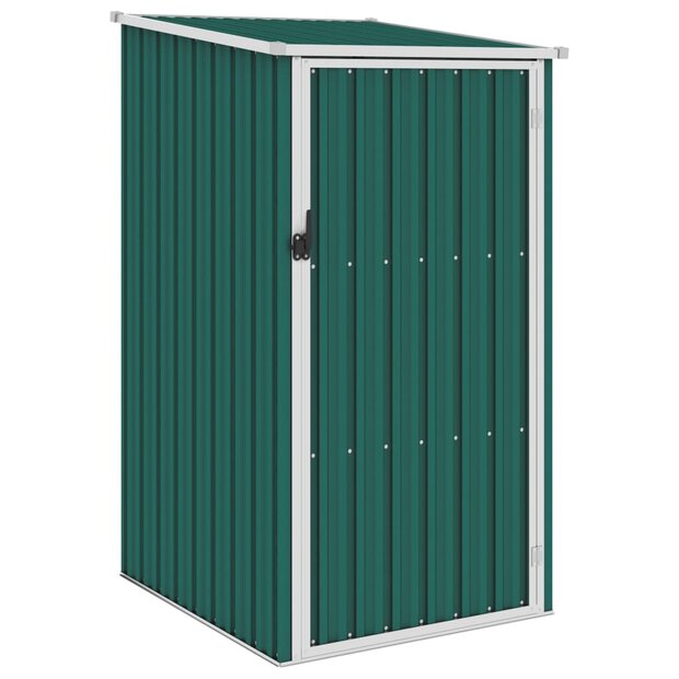Tuinschuur 87x98x159 cm gegalvaniseerd staal groen  1