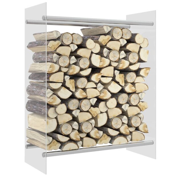 Haardhoutrek 80x35x100 cm gehard glas transparant 1