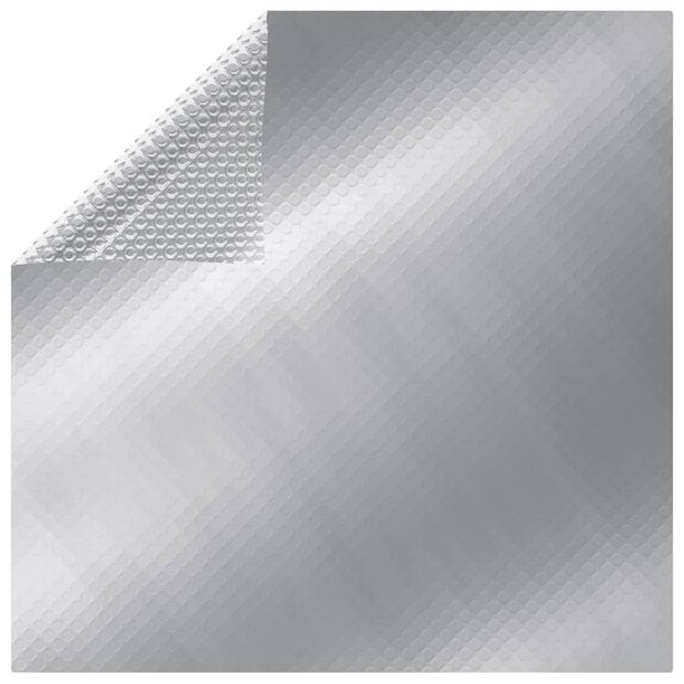 Zwembadhoes 975x488 cm PE zilverkleurig 1