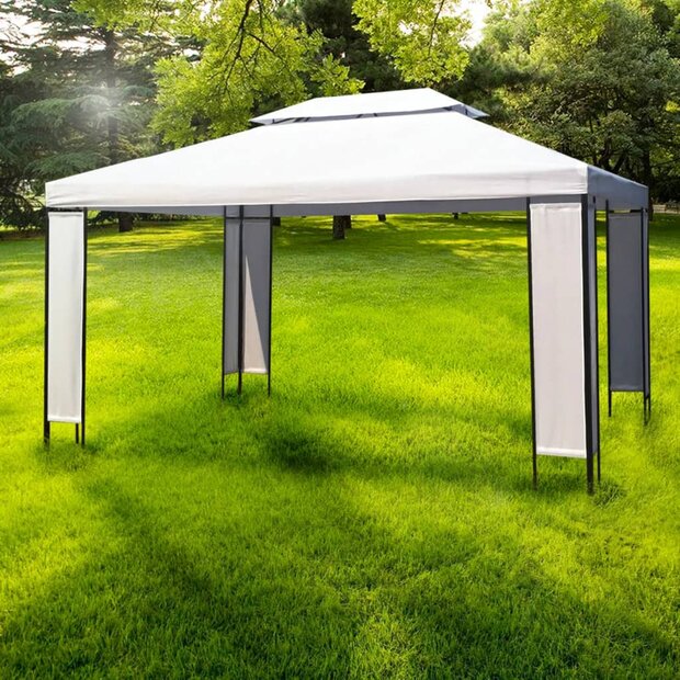 Prieel 3x4 m wit 1