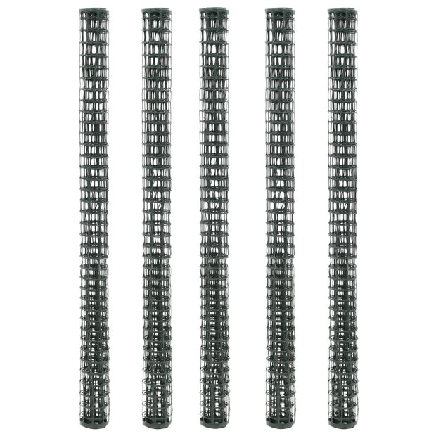 Tuinhekken gaas 5 st 1x1,2 m HDPE groen 1