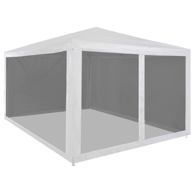Partytent met 4 mesh zijwanden 4x3 m 1