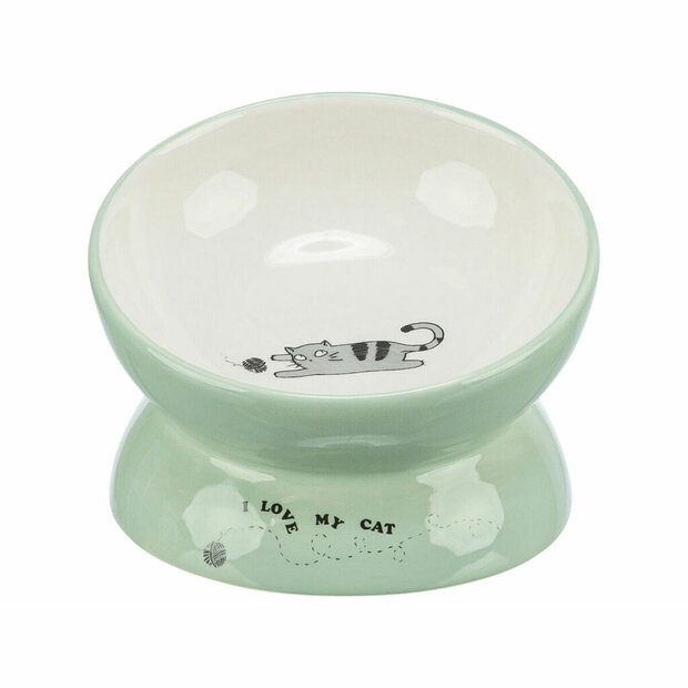 Voerbak voor honden Trixie Wit Groen &Oslash; 13 cm 150 ml 1