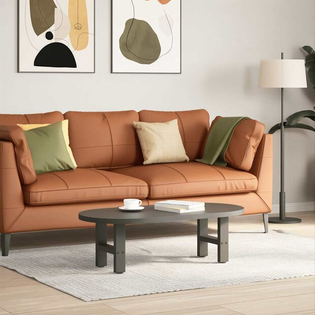 Salontafelpoten 2 st 30x(30-31) cm staal antracietkleurig 1