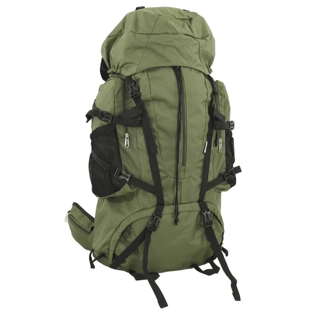 Wandelrugzak 100 L oxford stof legergroen 1