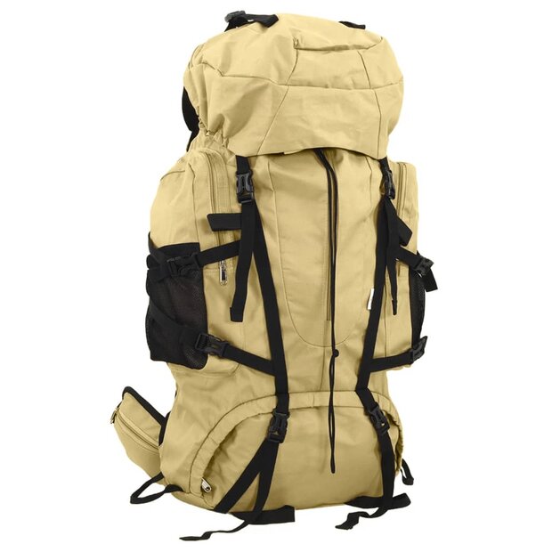 Wandelrugzak 100 L oxford stof kakikleurig 1