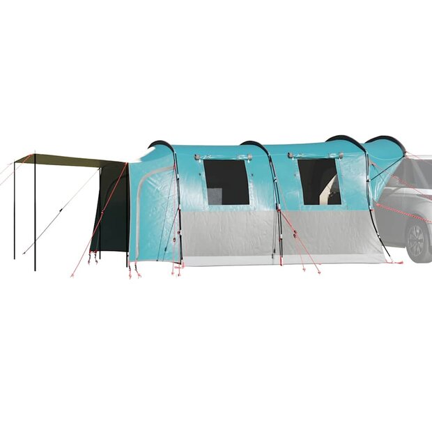 Autotent 4-persoons waterdicht blauw 1