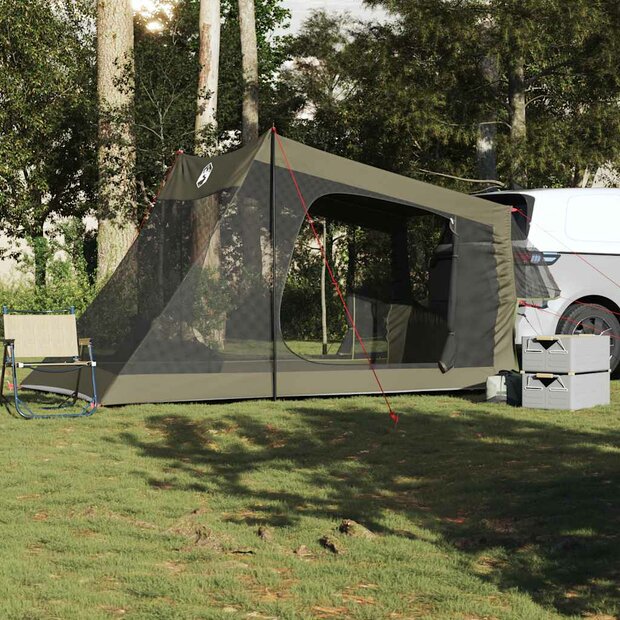 Autotent 2-persoons olijfgroen waterdicht 1