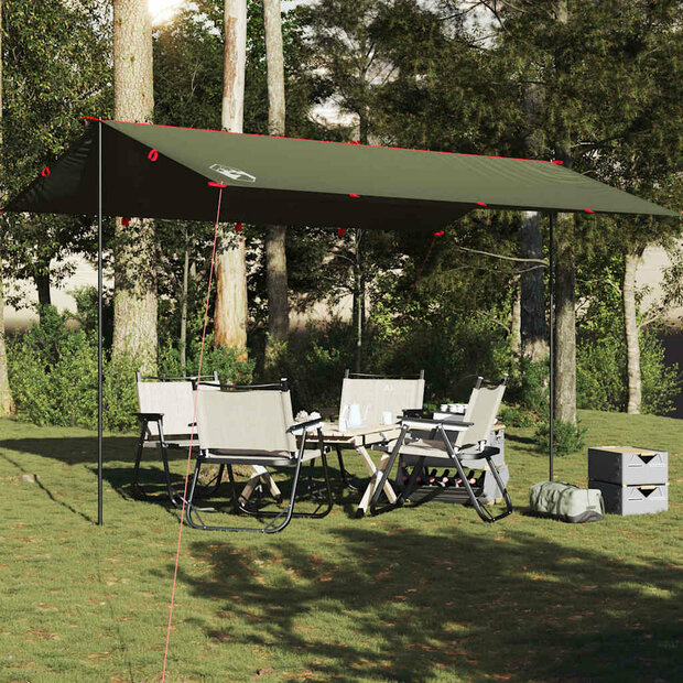 Kampeerluifel waterdicht 506x306 cm olijfgroen 1