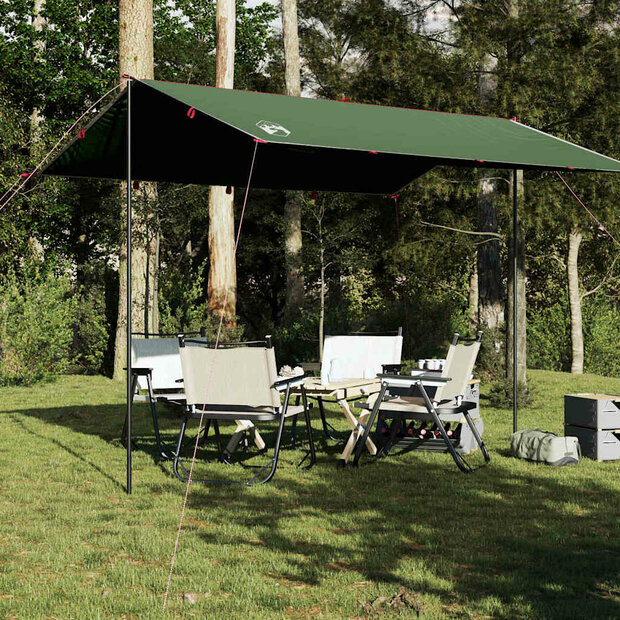 Kampeerluifel waterdicht 360x294 cm groen 1