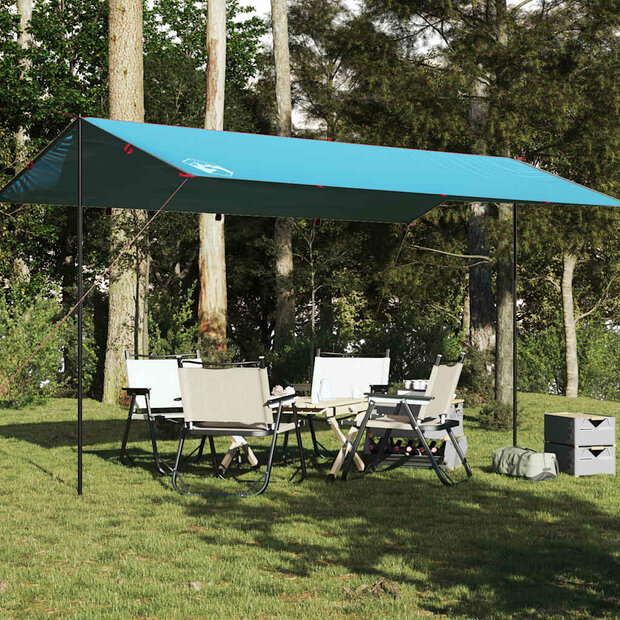 Kampeerluifel waterdicht 500x294 cm blauw 1