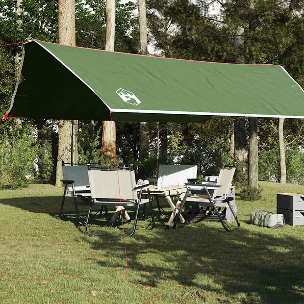 Kampeerluifel waterdicht 500x294 cm groen 1
