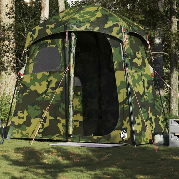 Douchetent 2-persoons waterdicht camouflage 1