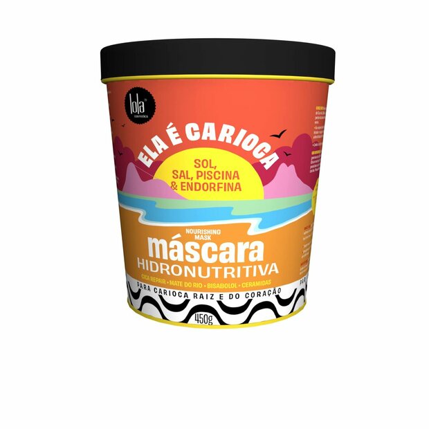 Voedend Haarmasker Lola Cosmetics Ela &Eacute; Carioca 450 g Hydraterend 1