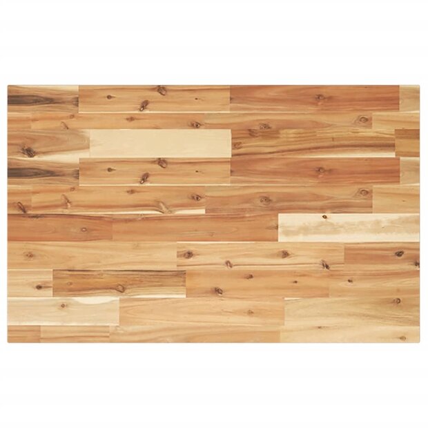 Wastafelblad met olieafwerking 100x50x2 cm massief acaciahout 1