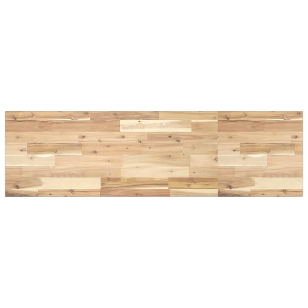 Wastafelblad 140x40x2 cm onbehandeld massief acaciahout 1
