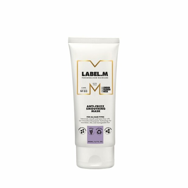 Haarmasker Label.M Anti-Frizz Smoothing Mask 200 ml 1