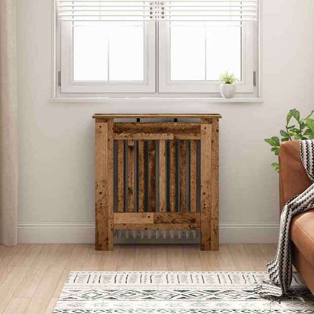 Radiatorafdekking Oud Hout 78 x 19 x 81,5 cm Bewerkt hout 1