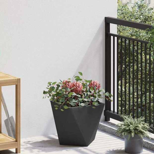 Plantenbak Zwart 30 x 30 x 30 cm Staal 1