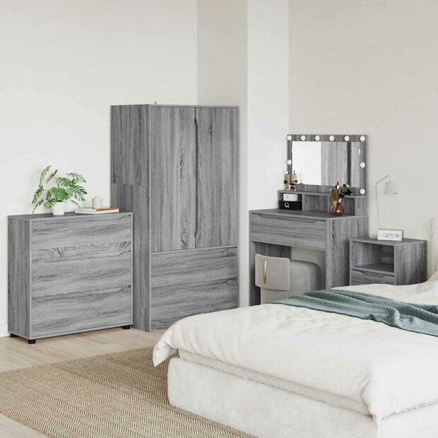Opbergkast Grijs Sonoma 80 x 48 x 57 cm Bewerkt hout 1