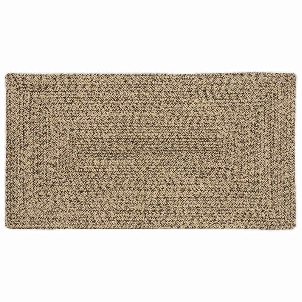 Tapijt Naturel en zwart 60 x 110 cm Jute 1