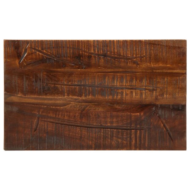 Tafelblad rechthoekig 40x20x3,8 cm massief gerecycled hout 1