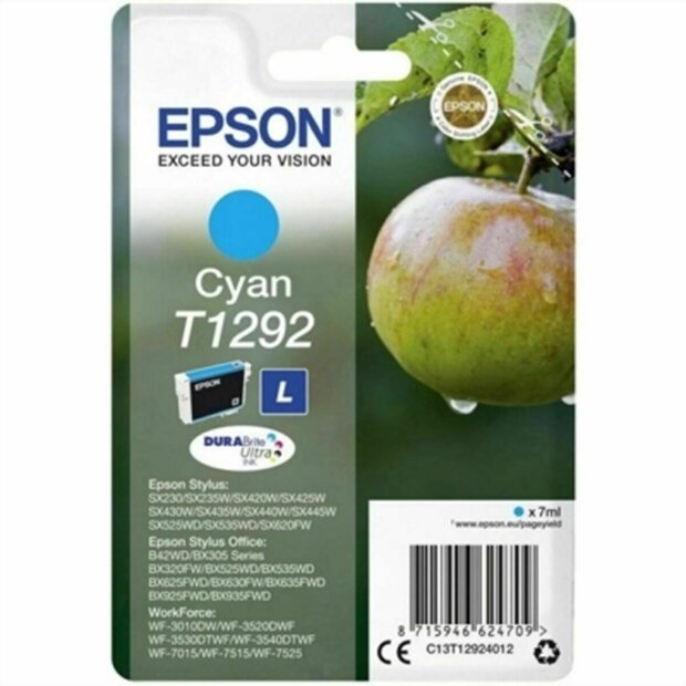Compatibele inktcartridge Epson C13T12924012 Cyaan 1