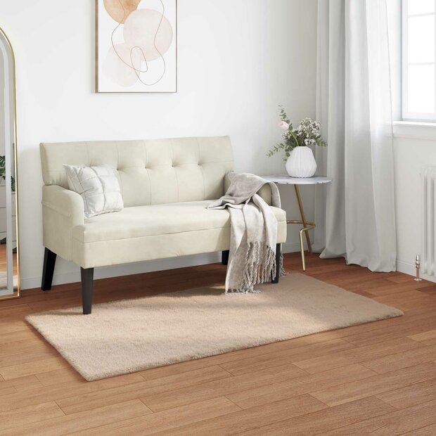 Nep Konijnenbont Tapijt Olite Taupe 80 x 150 cm Polyester 1