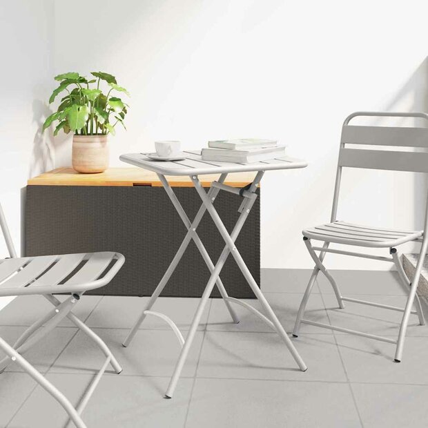 Bistrotafel Beige 55 x 55 x 72,5 cm Poedercoating staal 1