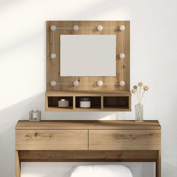 Spiegelkast Artisan Eiken 60 x 31,5 x 62 cm Bewerkt hout 1