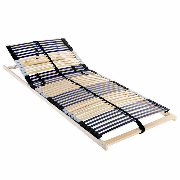 Lattenbodem Bruin 80 x 190 cm Massief beukenhout 1