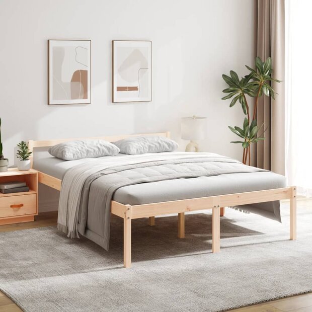 Seniorenbed massief grenenhout 160x200 cm 1