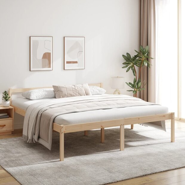 Seniorenbed massief grenenhout 180x200 cm 1