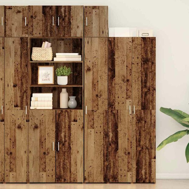 Wandkast Oudhout 30 x 42,5 x 39,5 cm Bewerkt hout 1