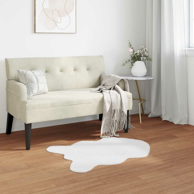 Nep Konijnenbont Tapijt Olite Wit 50 x 80 cm Polyester 1
