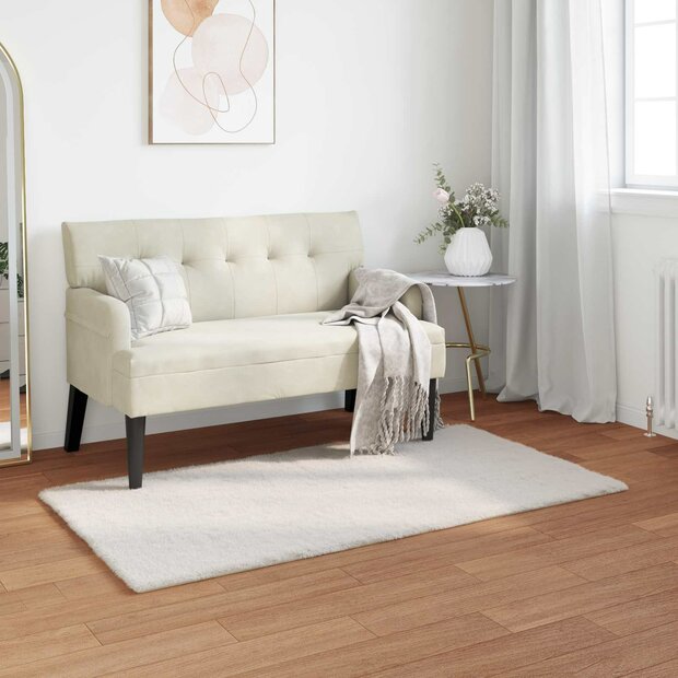 Nep Konijnenbont Tapijt Olite Cr&egrave;me 60 x 110 cm Polyester 1
