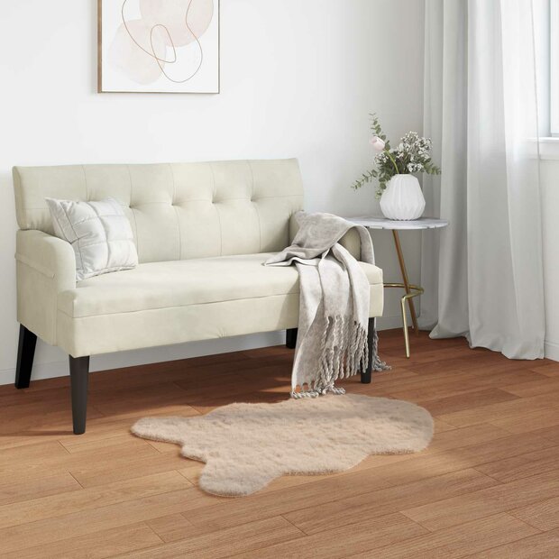Nep Konijnenbont Tapijt Olite Taupe 50 x 80 cm Polyester 1